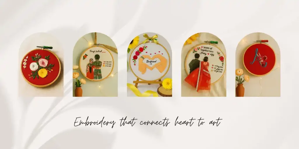 Crafting beautiful embroidery hoop designs